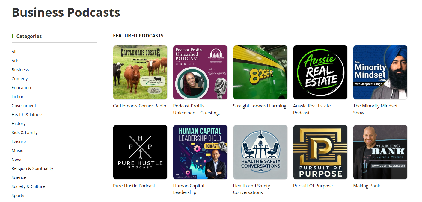 Recommended in Business Podcasts